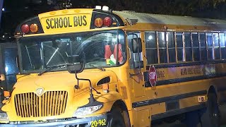 Police surround school bus in Atlanta neighborhood