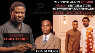My Spiritual Son Ekemini Nelson, Sent Me A Video That Touched My Spirit And Brought Tears To My Eye