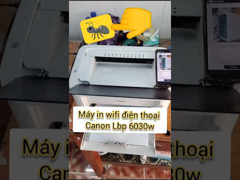 Máy in wifi, Điện thoại Canon Lbp 6030w #printer #vitinhminhkhang #mayincu #mayingiare