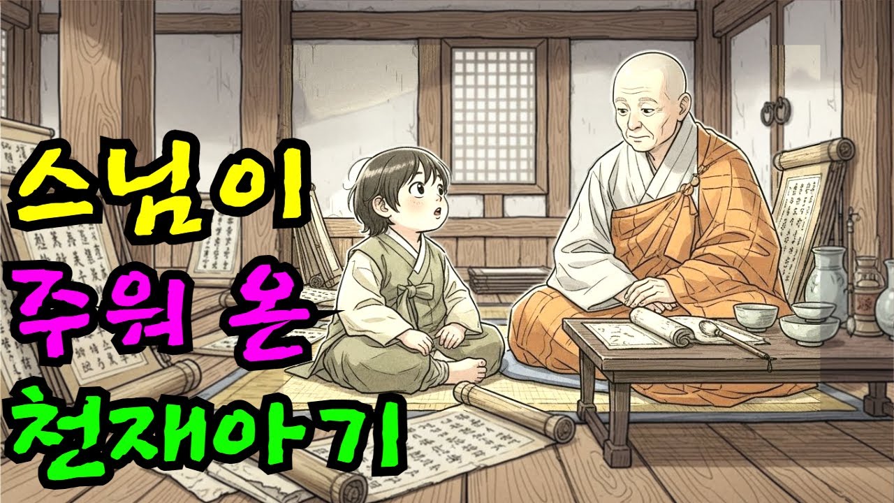 "산 속 스님이 주워 온 천재아기의 자면서 듣기좋은 아름다운 이야기" | 야담.민담.전설.설화.옛날이야기.오디오북