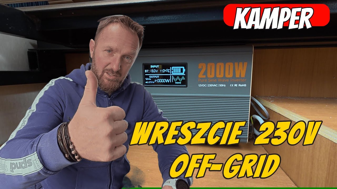 Wreszcie będzie 230v Off-Grid  Upgrade Ducato Capri