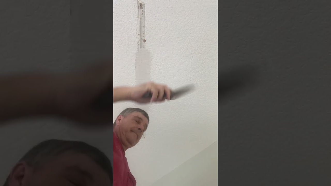 DIY Knockdown Ceiling Repair