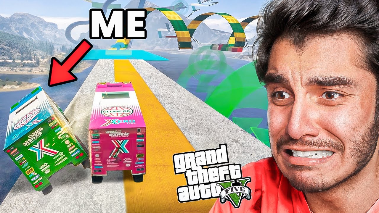GTA 5 Stunt Race BUT I Got Cheated!