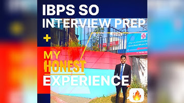Ibps so interview preration tips + experience #ibps #bankingexam #ibpsso2025 #ibpsspecialistofficer 