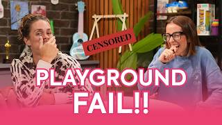 She Got STUCK In A Toddler Swing... And Flashed The ENTIRE Playground 😭