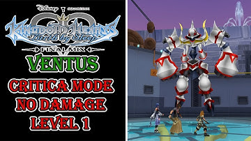 Kingdom Hearts Birth By Sleep - Trinity Armor Boss Fight - Critical Mode No Damage Level 1