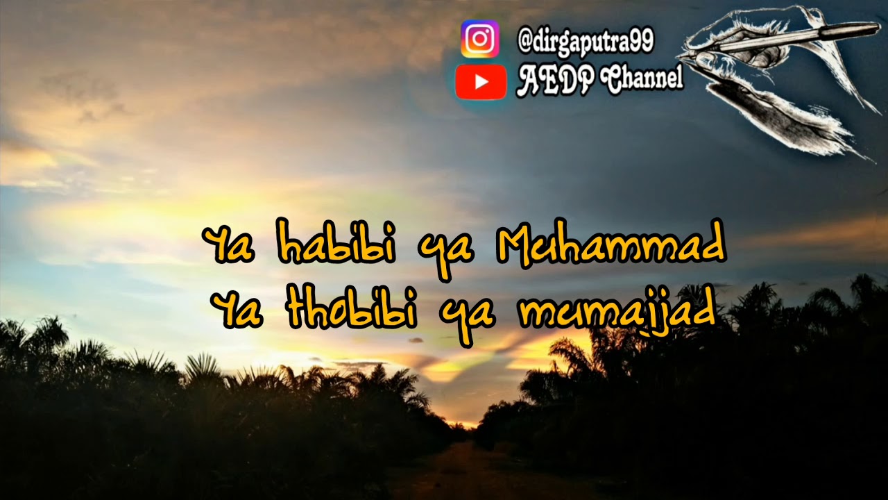 Cover Lagu Law Kana Bainanal Habib dengan Lirik Karoke YouTube