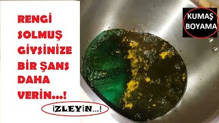Solmuş giysiler nasıl temizlenir