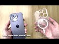 How to install and uninstall slimcase phone case introduction
