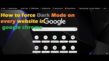 How to force Dark Mode on every website in google chrome techlogic tariq
