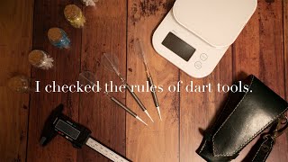 [ダーツ]道具の規定を確認してみた //[DARTS]I checked the rules of dart tools.