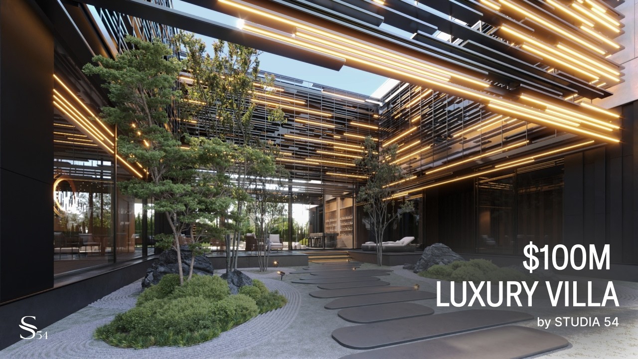 EXCLUSIVE LUXURY HOUSE TOUR:$100M Modern Billionaire Villa with Hidden Garden| 10,764sf by Studia 54