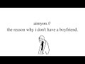 aimyon // the reason why i don&#39;t have a boyfriend lyrics (eng/kan/rom)