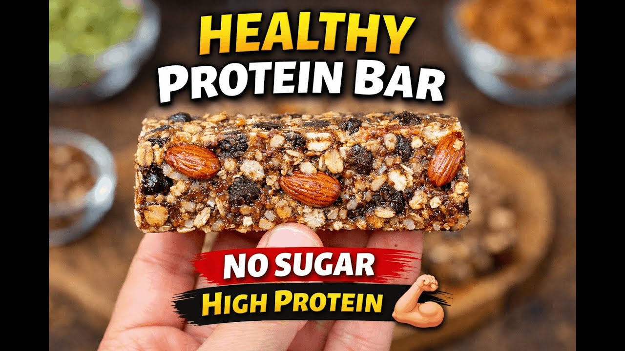 Taj Global Flavors | Healthy Protein Bar at Home 💪 | No Sugar | Easy Recipe 