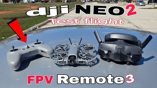 Dji NEO 2 - FPV Test Flight (Dji FPV Controller 3) Great drone!! 