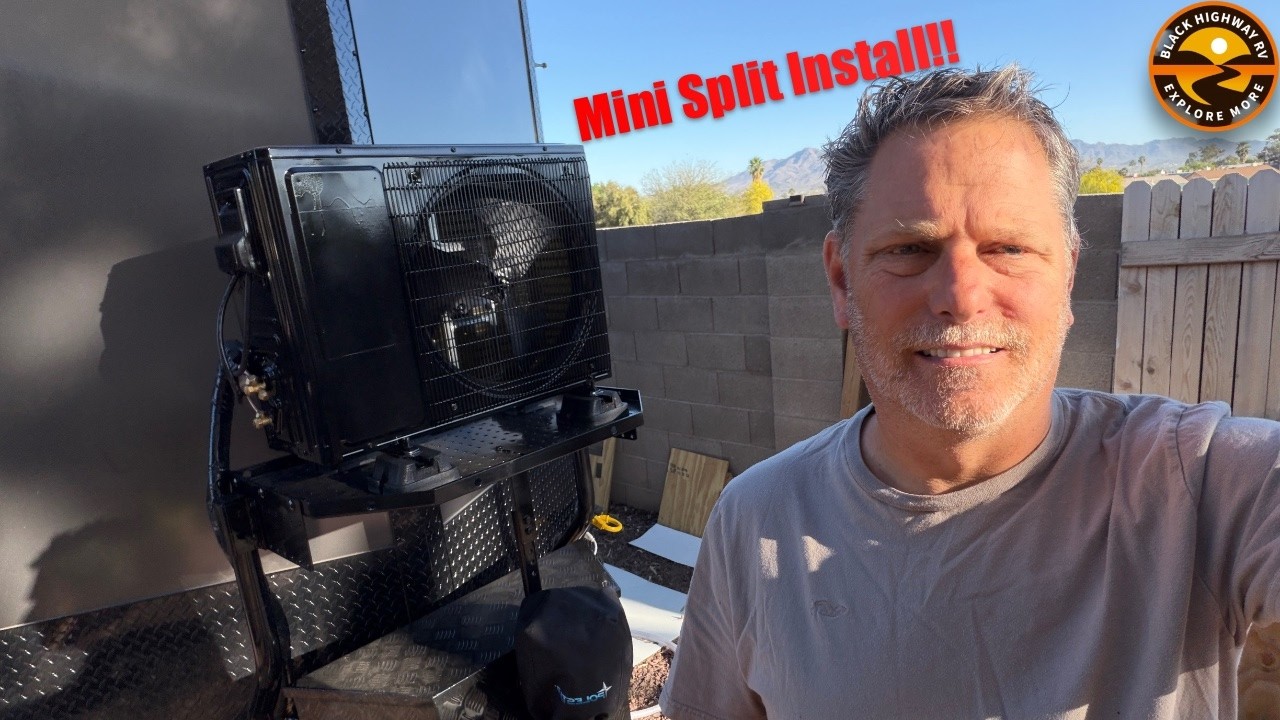 Cargo Trailer Conversion, Mini Split Install! - YouTube