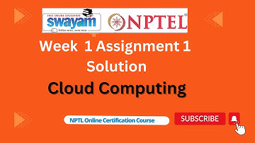 Cloud Computing Week 1 Assignment 1 Solution 2024 || NPTEL COURSE  || Solutions #fullvideo #nptel