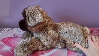 #2455 by Douglas Cuddle Toys THOR the Plush LEONBERGER Dog Stuffed Animal 