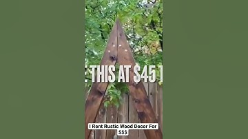 I Rent Rustic Decor For 💰#easymoney 💰 #businessidea #shorts #sidehustle #businessmotivation