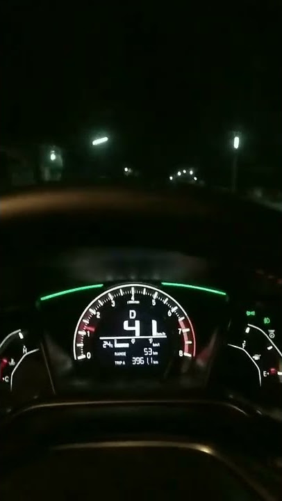 Story wa nyetir honda civic turbo di malam hari❤