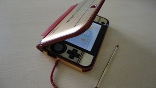 3DSLL本体をファミコンやゲーム&ウォッチっぽいゴールド仕様に！【レトロゲームアクセサリー3点セット(ケース/シール/タッチペン)】で本体をカスタマイズしてみた