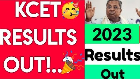 KCET 2023 RESULT DATE OUT..✌️🎉|WHEN IS KCET 2023 RESULT|KCET 2023 RESULT KEA|KCET 2023 KEA UPDATE