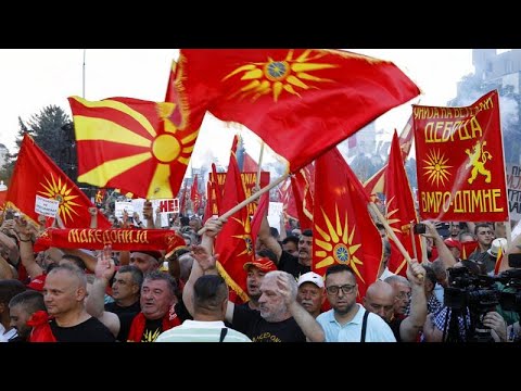Βόρεια Μακεδονία: Νέες διαδηλώσεις κατά της γαλλικής πρότασης συμβιβασμού με τη Βουλγαρία