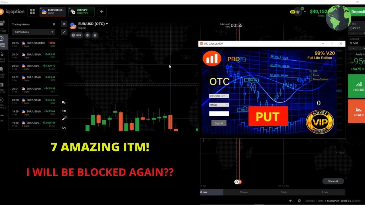 OTC SESSION 02-01 – ROBOT BINARY SKULL IN ACTION!! 7 ITM