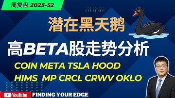 美股潜在黑天鹅来袭？高Beta股集体补跌：TSLA/META/COIN/HIMS/MP/CRWV/OKLO 全面拆解
