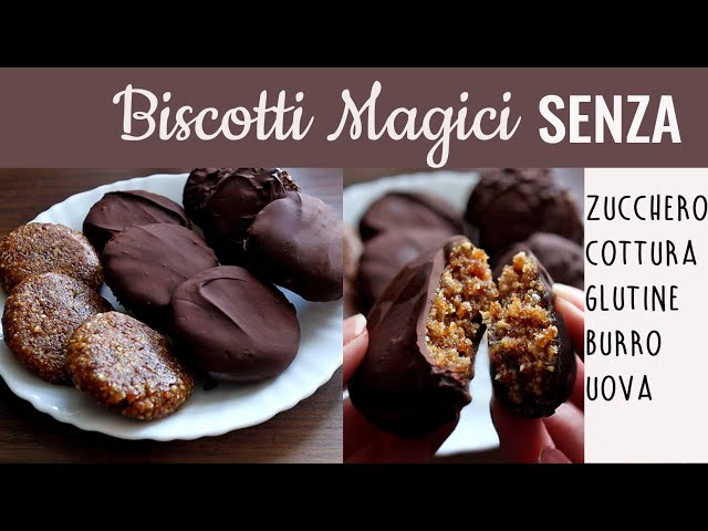 Biscotti al cioccolato senza zucchero ricetta senza glutine