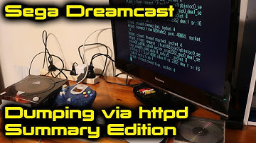 Sega Dreamcast BIOS and GD-ROM Dumping via httpd Summary