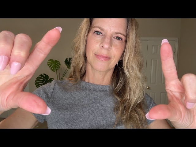 ASMR Whispers - Skin Sounds - Hand Movements