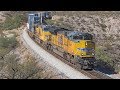 (4K) Union Pacific and Amtrak Trains on the Lordsburg Subdivision