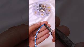 طريقة تركيب قفل الاكسسوارات بدون كاب استوبر 🔒 beaded accessories tips #diy #tutorial #handmade