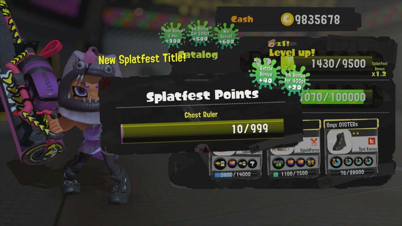 Splatoon 3 - Zombie VS. Skeleton VS. Ghost (2nd Rerun) (Oct. 25th) - Reaching Ghost Ruler