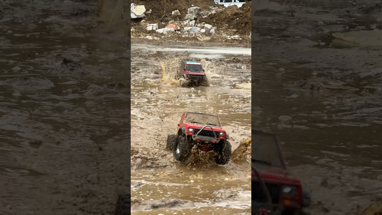 Ралли рейд в грязи Ford Bronco 2023 Traxxas trx4 