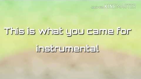 Thumbnail of Calvin Harris - This Is What You Came For ft. Rihanna (instrumental)