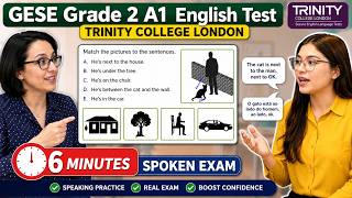 A1 English Test SELT Spoken Exam ||GESE Grade 2|| Partner Visa/ Family Visa Trinity  College London