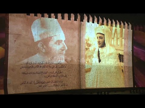 شاهد الرباط مدينة الانوار تاريخ ي عرض على جدران قلعتها بطريقة مبتكرة
