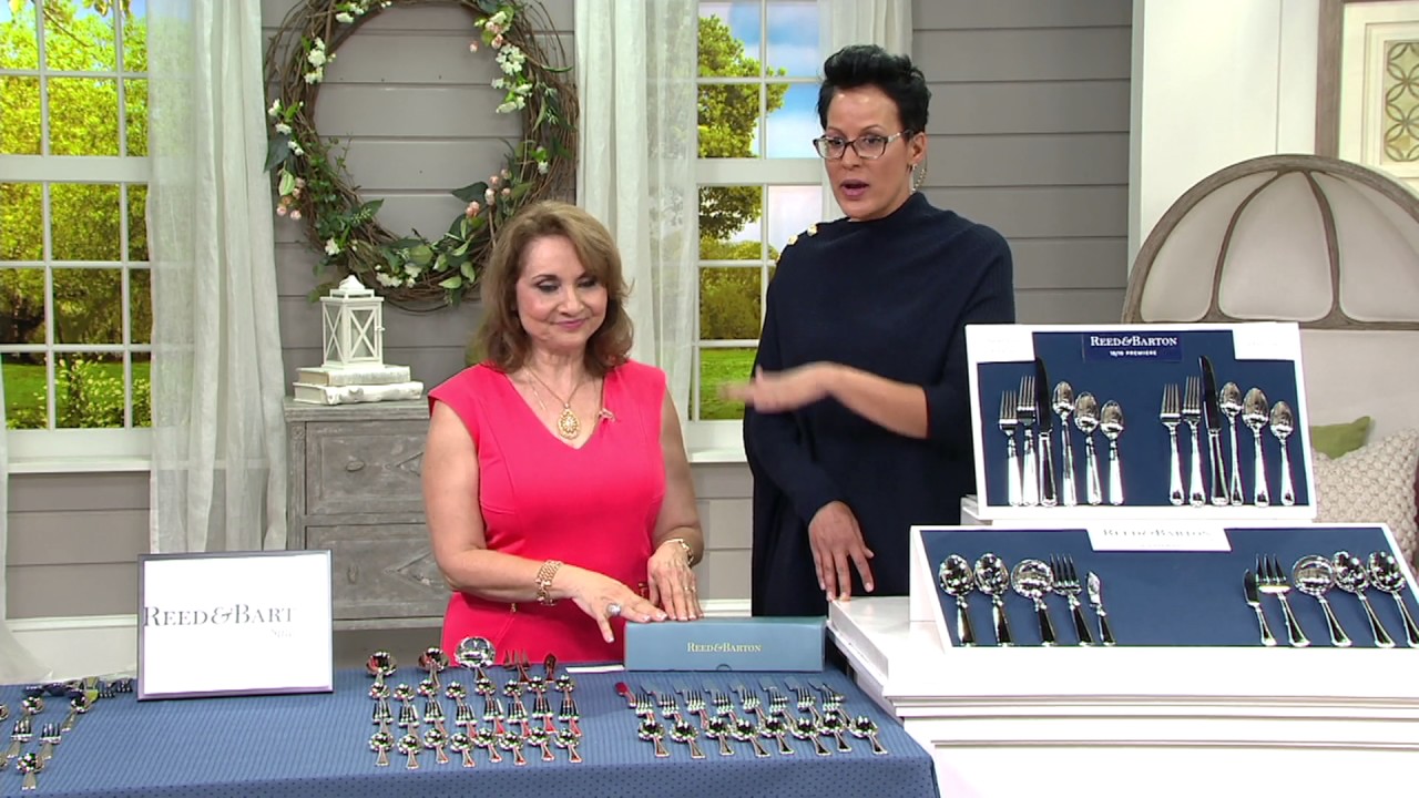 Reed & Barton 18/10 Stainless Steel 53Piece Service for 8 Flatware Set on QVC YouTube