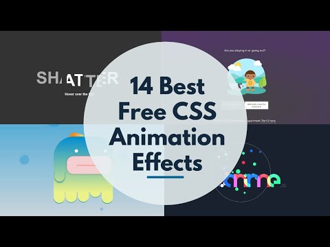 25 cool CSS animation effects and how to create them