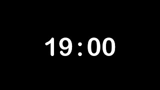 19 MINUTE TIMER • 19 MINUTE COUNTDOWN TIMER + Alarm, Full HD, 1080