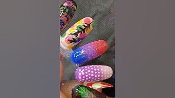 easy neon pigments powder nail art #shrots #video #viral #nails #nailart #naildesgine