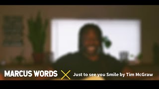 Just to see you smile - acoustic cover video by Marcus Words