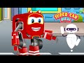 Supercar Rikki Saves People from AI Robo-Machine Creating a Nuisance in City!