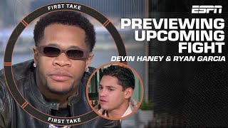 Devin Haney & Ryan Garcia GET HEATED previewing upcoming fight 👀 | First Take