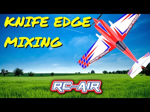 Knife Edge Mixing Tutorial- Easy to follow steps to programing out coupling using a Spektrum Radio