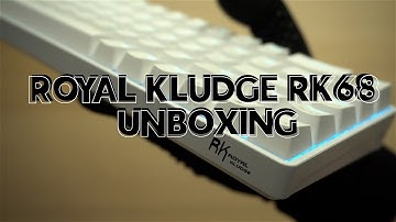 ROYAL KLUDGE RK68 MECHANICAL GAMING KEYBOARD UNBOXING #rk68 #keyboard #mechanicalkeyboard #asmr