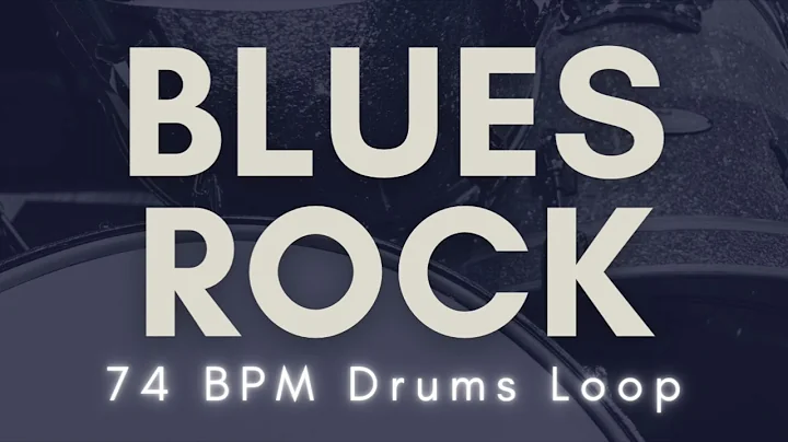 【Blues Rock】Drums Loop | 74 BPM