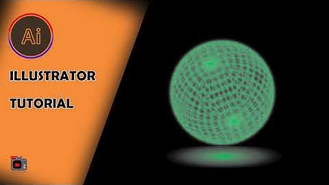 How to make Glow Wireframe globe design in Illustrator